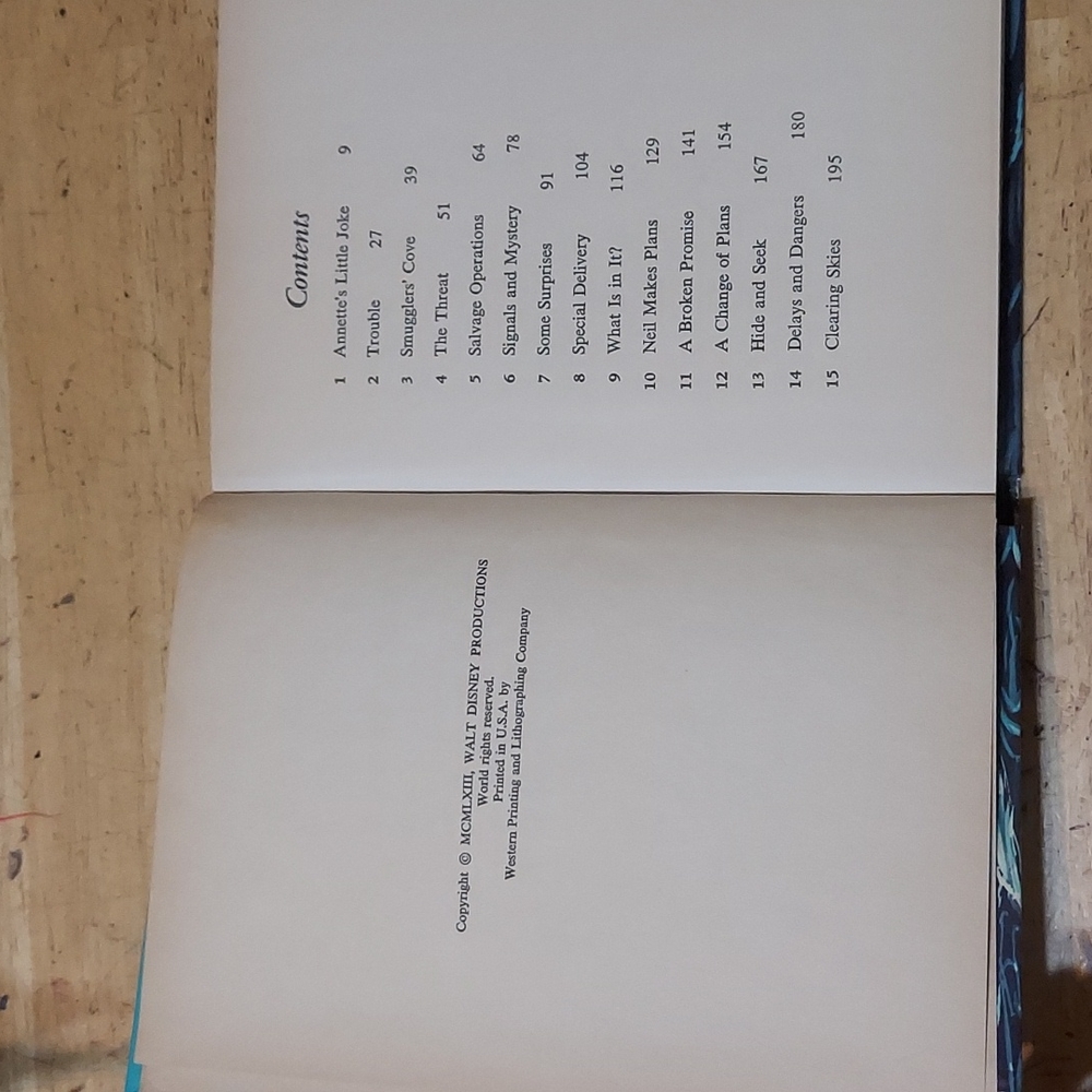 Whitman 1963 1st edition Walt Disney Annette and the Mystery at Smugglers Cove - Picture 5 of 7